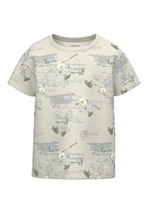 NAME IT Haktor T-shirt Light Grey